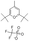 2,6-二-叔-丁基-4-甲基吡喃洋三氟甲烷磺酸盐 结构式