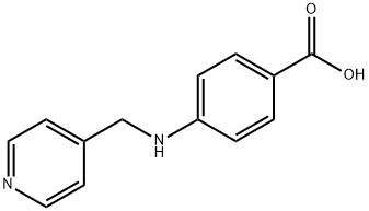 4-[(吡啶基-4-甲基)氨基]苯甲酸,5966-20-1,结构式