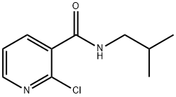 2-Chloro-N-isobutylnicotinamide,59664-43-6,结构式