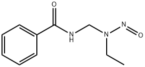 N-((Ethylnitrosoamino)methyl)benzamide Struktur