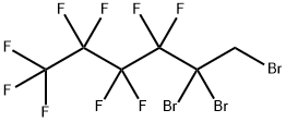 1,1,2-TRIBROMO-1-(NONAFLUOROBUTYL)ETHANE Structure