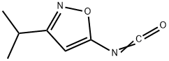 Isoxazole, 5-isocyanato-3-(1-methylethyl)- (9CI) 化学構造式