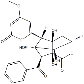 (3R,8R)-7α-ベンゾイルヘキサヒドロ-4aα,6α,7aα,8-テトラヒドロキシ-5β-(4-メトキシ-2-オキソ-2H-ピラン-6-イル)-3β,6β-メタノシクロペンタ[c]ピラン-1(3H)-オン price.