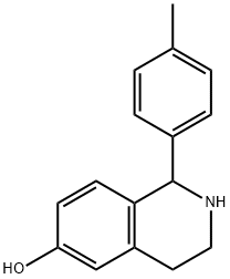 6-Isoquinolinol,1,2,3,4-tetrahydro-1-(4-methylphenyl)-(9CI) 化学構造式