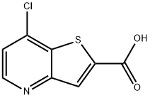 7-Chlorothieno[3,2-b]pyridine-2-carboxylic acid Struktur