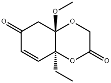 1,4-Benzodioxin-2,6(3H,5H)-dione,8a-ethyl-4a,8a-dihydro-4a-methoxy-,(4aS,8aS)-(9CI)|