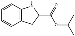 ISOPROPYL INDOLINE-2-CARBOXYLATE 化学構造式