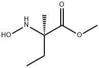 L-Isovaline, N-hydroxy-, methyl ester (9CI) Structure