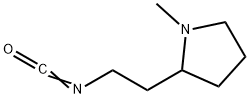 Pyrrolidine, 2-(2-isocyanatoethyl)-1-methyl- (9CI)|