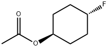 Cyclohexanol, 4-fluoro-, acetate, trans- (9CI) Struktur