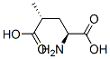 (2S,4R)-(+)-2-Amino-4-methylpentanedioic acid Structure