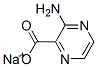 3-Amino-2-pyrazinecarboxylic acid sodium salt,59698-27-0,结构式