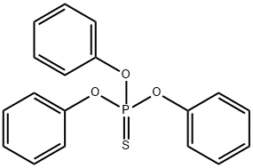 トリフェノキシホスフィンスルフィド 化学構造式