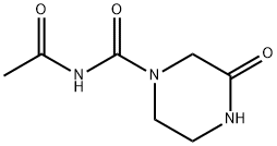 1-Piperazinecarboxamide,N-acetyl-3-oxo-(9CI) Struktur