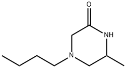 Piperazinone, 4-butyl-6-methyl- (9CI) Struktur