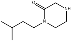 Piperazinone, 1-(3-methylbutyl)- (9CI) Struktur