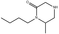 Piperazinone, 1-butyl-6-methyl- (9CI) 化学構造式
