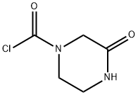 1-피페라진카르보닐클로라이드,3-옥소-(9CI)
