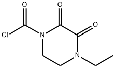 4-エチル-2,3-ジオキソ-1-ピペラジンカルボニルクロリド 化学構造式