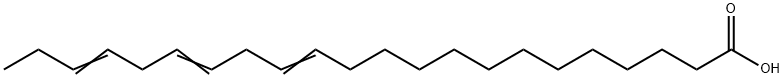 13,16,19-ドコサトリエン酸 化学構造式