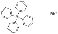 Rubidium tetraphenylborate 化学構造式
