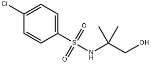 4-氯-N-(1,1-二甲基-2-羟基乙基)苯磺酰胺, 59724-57-1, 结构式