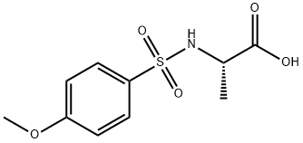 2-(4-METHOXY-BENZENESULFONYLAMINO)-PROPIONIC ACID|((4-甲氧基苯基)磺酰基)-L-丙氨酸