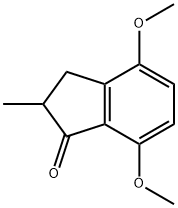 4,7-DIMETHOXY-2-METHYL-INDAN-1-ONE Struktur
