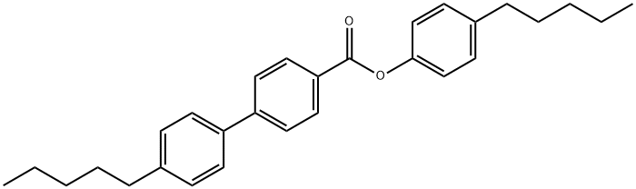 4-pentylphenyl 4'-pentyl[1,1'-biphenyl]-4-carboxylate 结构式