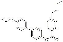 4'-propyl[1,1'-biphenyl]-4-yl 4-butylbenzoate 结构式