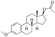 Estradiol 3-methyl ether 17-acetate 化学構造式