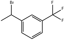 3-(1-ブロモエチル)ベンゾトリフルオライド 臭化物 化学構造式