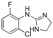 N-(2-Chloro-6-fluorophenyl)-4,5-dihydro-1H-imidazole-2-amine Structure
