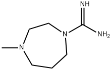 4-METHYL-[1,4]-DIAZEPANE-1-CARBOXAMIDINE Struktur