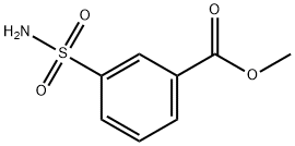 3-氨基磺酰基苯甲酸甲酯 结构式