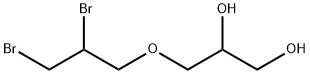 3-(2,3-dibromopropoxy)propane-1,2-diol Struktur