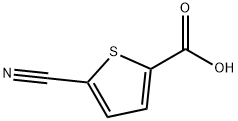 5-氰基噻吩-2-羧酸, 59786-39-9, 结构式