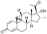 16-甲基羟基环氧黄体酮 结构式