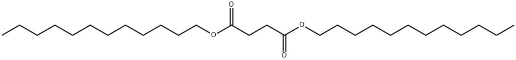 琥珀酸二月桂酯, 5980-15-4, 结构式