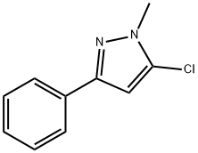 5-CHLORO-1-METHYL-3-PHENYL-1H-PYRAZOLE,59803-60-0,结构式