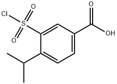 3-Chlorosulfonyl-4-isopropylbenzoicacid