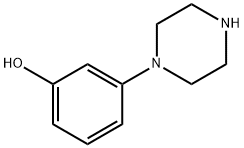 1-(3-HYDROXYPHENYL)PIPERAZINE Structure