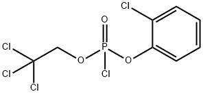 2-氯苯基 2,2,2-三氯乙基氯磷酸酯 结构式