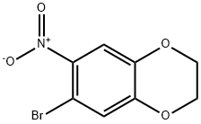 6-溴-7-硝基-1,4-苯并二氧六环,59820-92-7,结构式