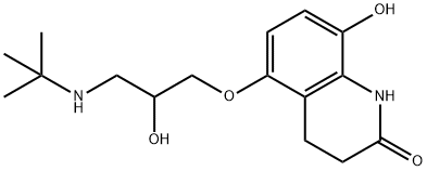 8-hydroxycarteolol 结构式
