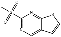 2-(Methylsulfonyl)thieno[2,3-d]pyrimidine Structure