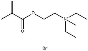 diethylmethyl[2-[(2-methyl-1-oxoallyl)oxy]ethyl]ammonium bromide 结构式