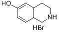 1,2,3,4-テトラヒドロイソキノリン-6-オール臭化水素酸塩 化学構造式