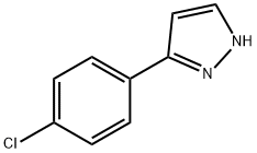 3-(4-氯苯基)-1H-吡唑,59843-58-2,结构式