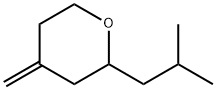 tetrahydro-4-methylene-2-(2-methylpropyl)-2H-pyran,59848-66-7,结构式